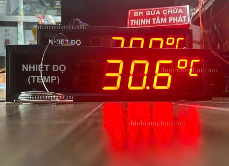 Bảng led nhiệt độ lò nung